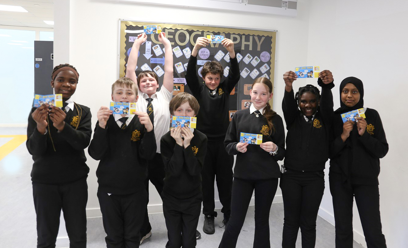 Students taking part in World Book Day activities. 